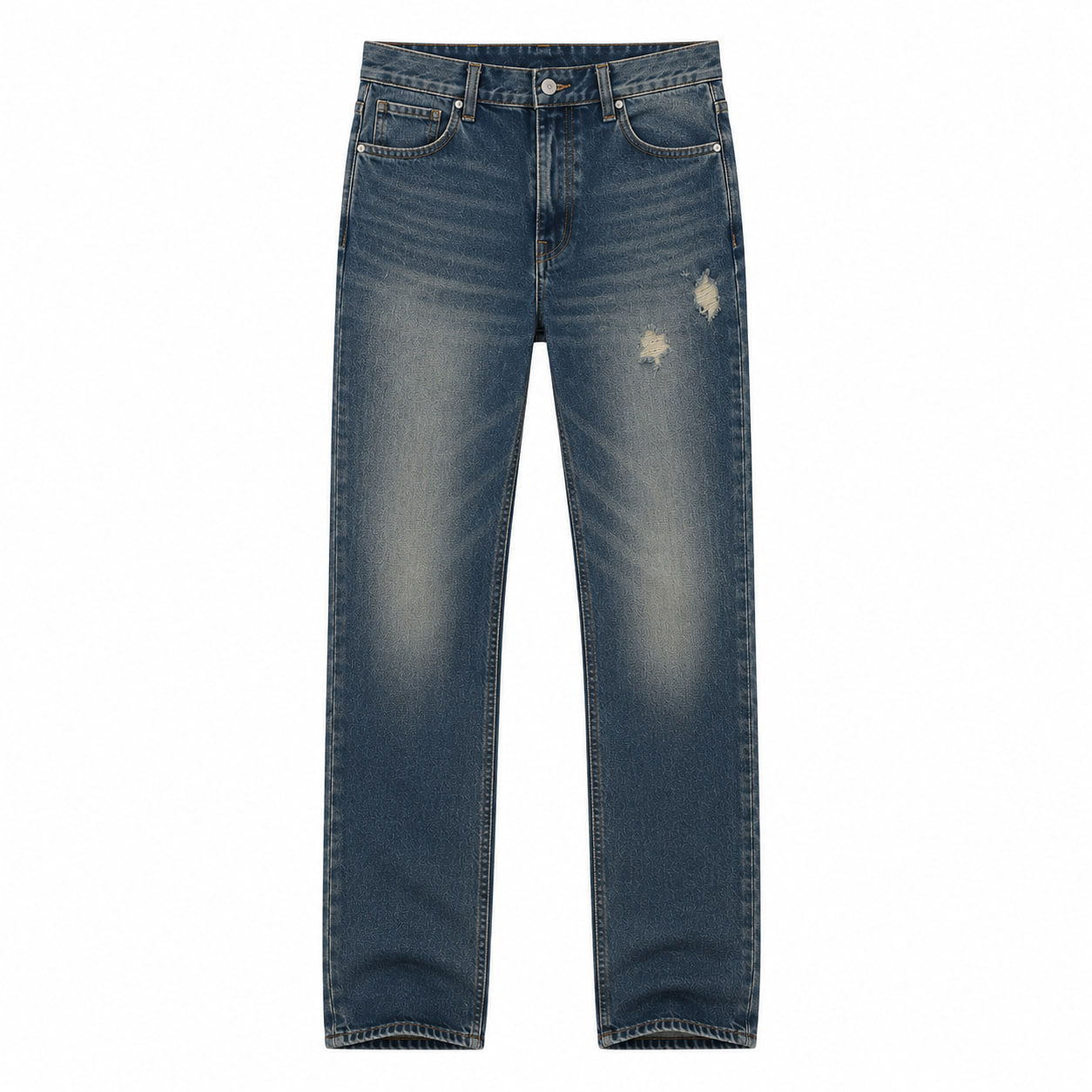 Maverick Distressed Jeans – Dark Vintage Wash