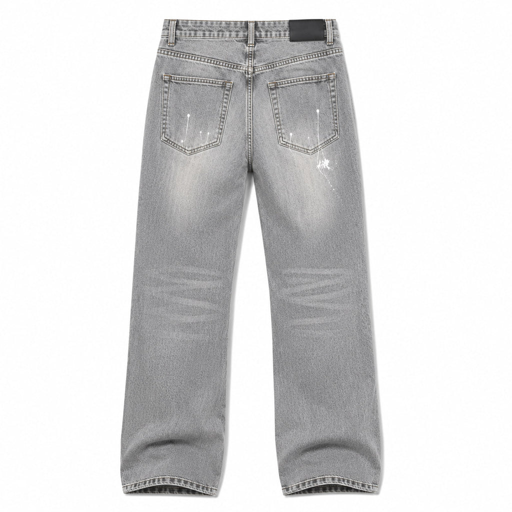 Rogue Jeans – Grey Paint Wash